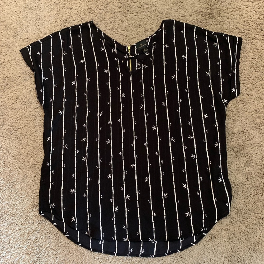 Worthington Blouse Medium Zipper